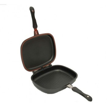 مقلاة شواء مزدوجة وجهين 36سم من DESSINI